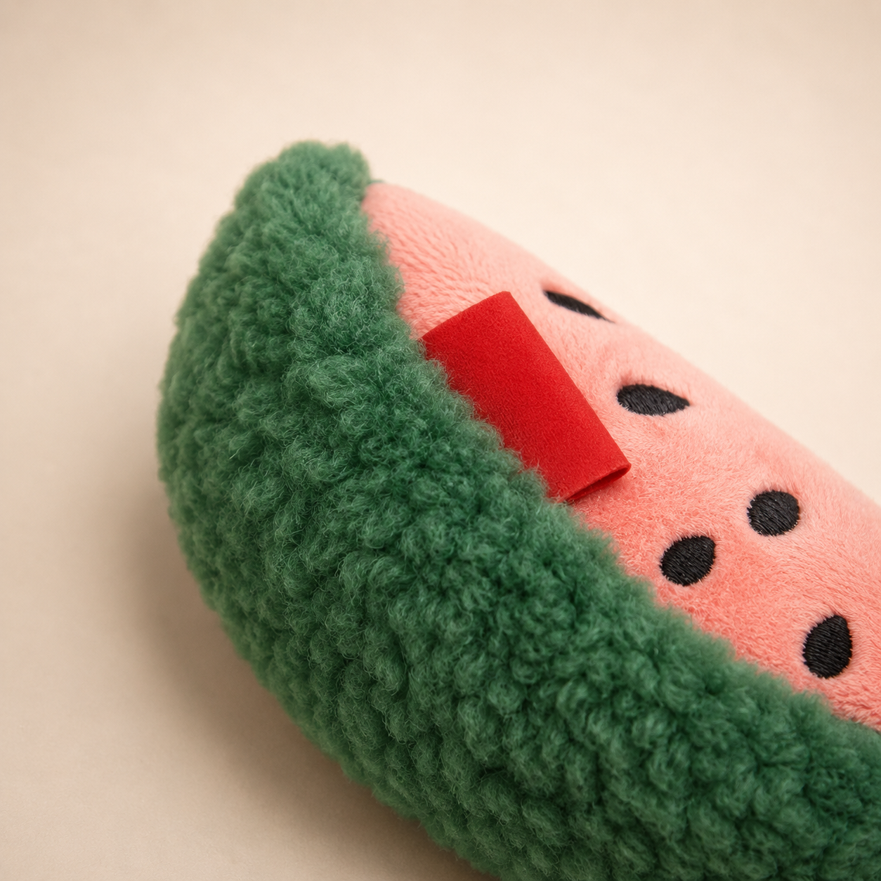 Watermelon Catnip Cat Toy – Plush Crinkle Feather Interactive Bite Resistant Cat Toy