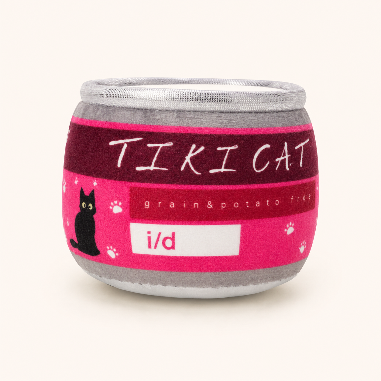 Catnip Crinkle Can Cat Toy – Plush Interactive Toy