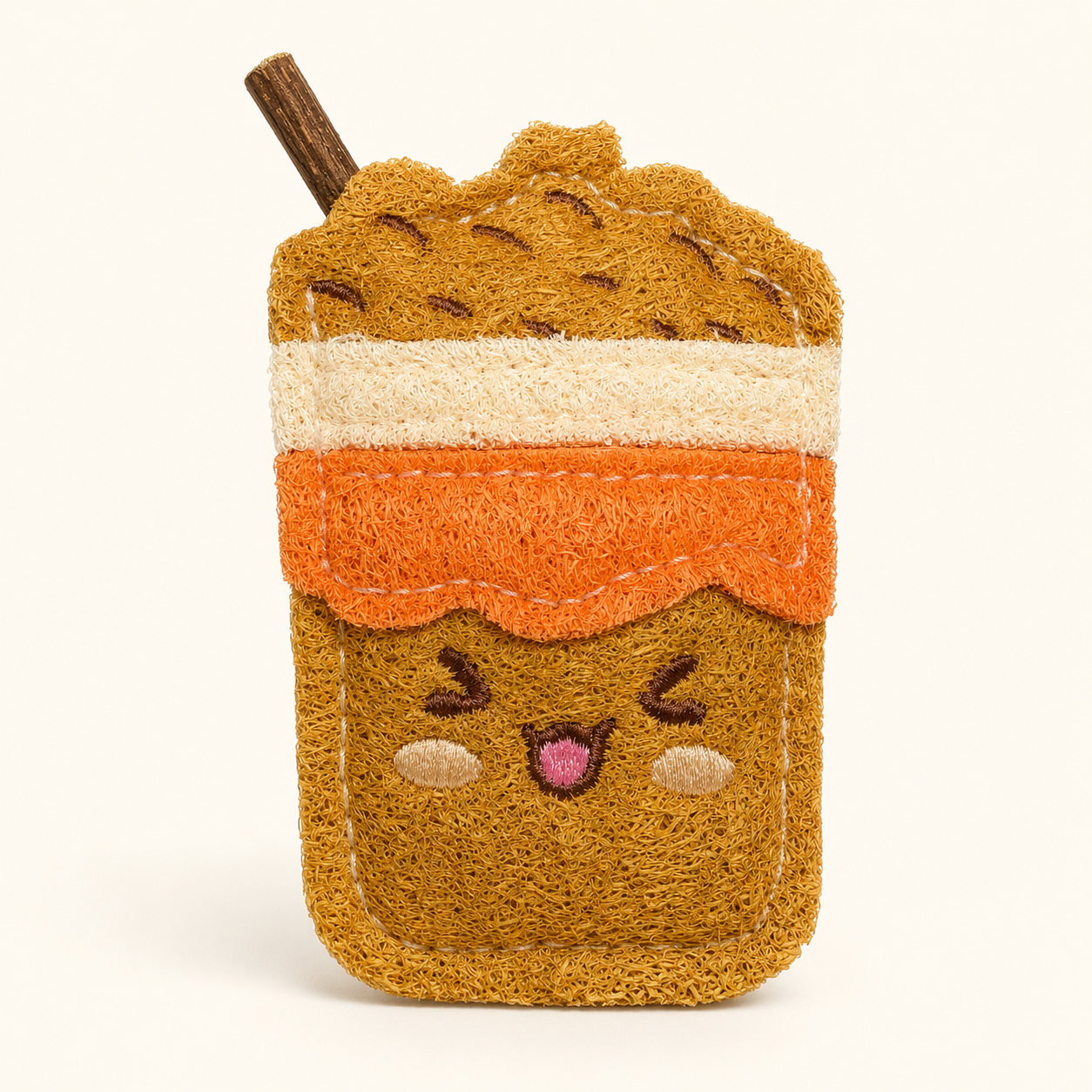 Loofah Cat Chew Toy with Matatabi Stick – Natural Dental Cleaning Toy