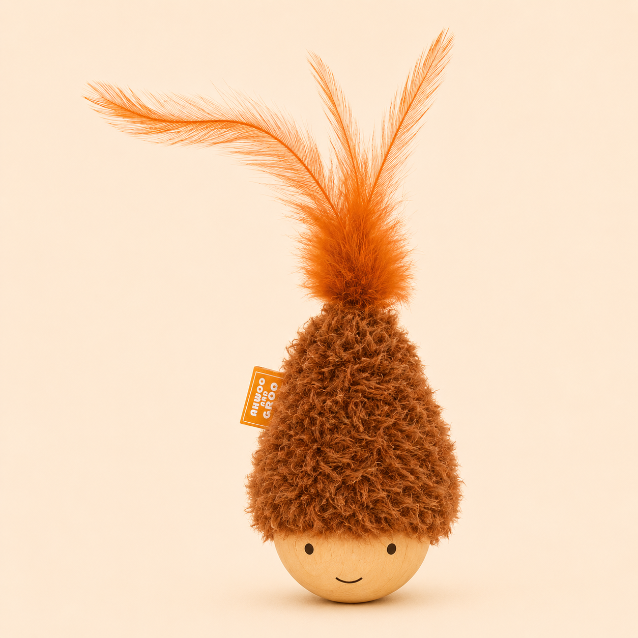 Interactive Feather Cat Toy – Catnip Tumbler Chew & Teaser Toy