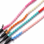 Colorful Tassel Cat Teaser Stick Wand – Interactive Beaded Cat Toy (41 cm Rod)