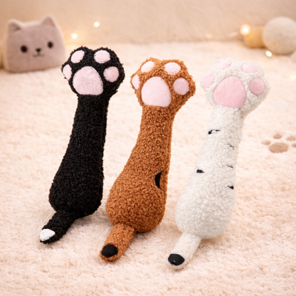 Plush Cat Kicker Toy with Catnip – Durable Chew-Resistant Teaser Wand for Cats (33 cm) | Long-Lasting Interactive Cat Toy