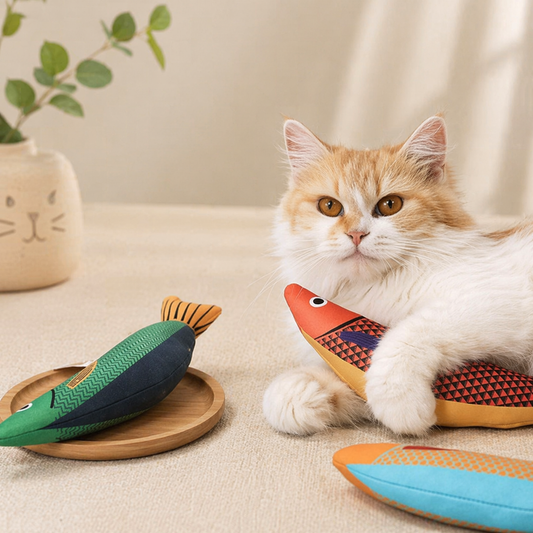 Cat Toys Fish – Teeth Grinding Catnip Toy for Cats | 24cm