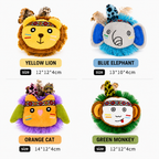 Catnip Plush Animal Cat Toys – Interactive Feather & Fringe Toys for Cats