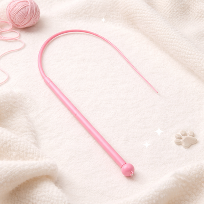 Mouse Tail Cat Toy Teaser Wand with Bell – Silicone Long Tail Interactive Cat Stick (80cm)