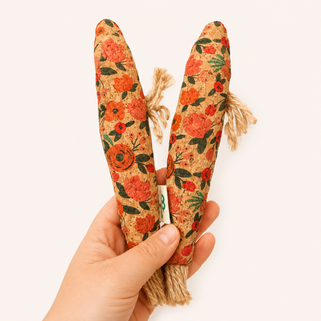 Natural Matatabi Cat Toy Soft Fish Interactive Toy for Kittens & Cats | Teething & Chewing Toy with Polygonum & Insect Fruit Filling