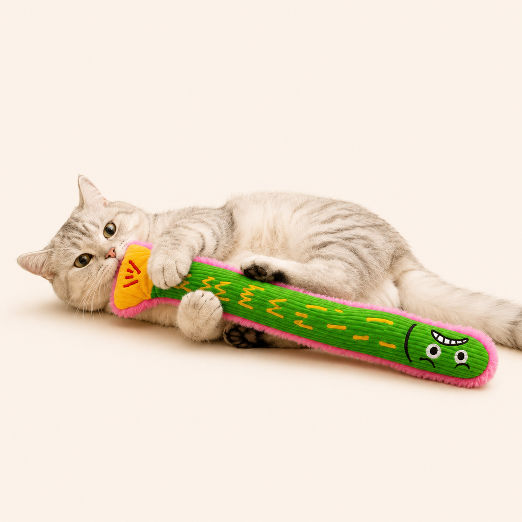 Long Plush Cat Kicker Toy – Soft Interactive Kick Toy for Cats 50cm
