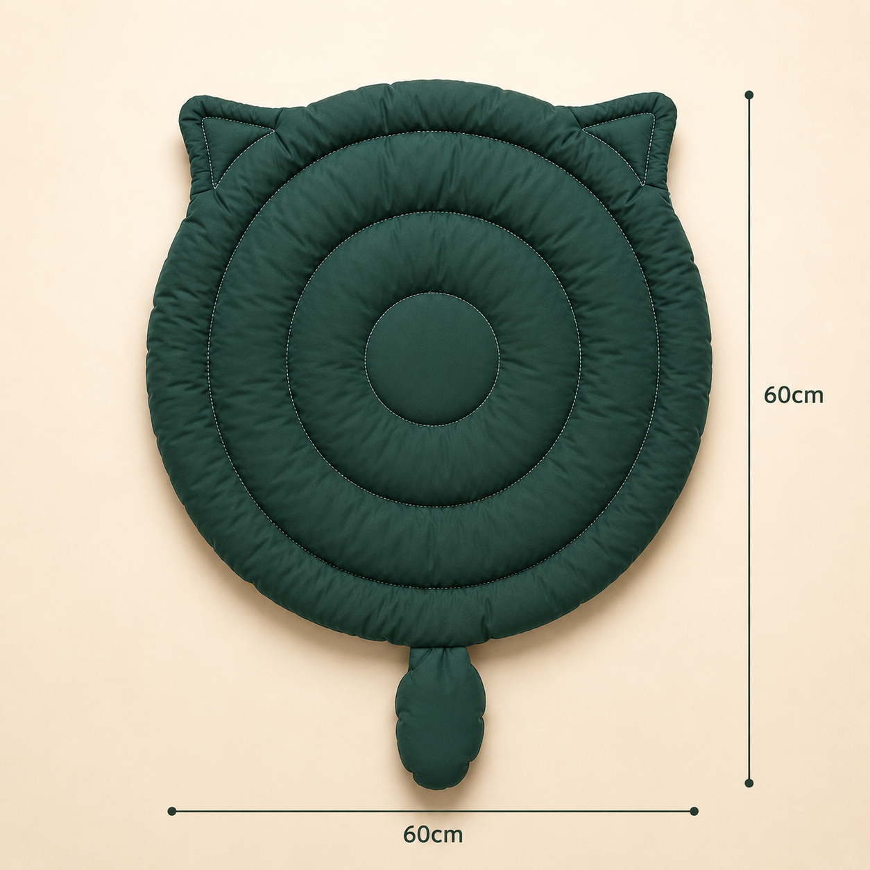 Big Face Cat Bed Mat – Soft Breathable Washable Sleeping Cushion for Cats & Dogs