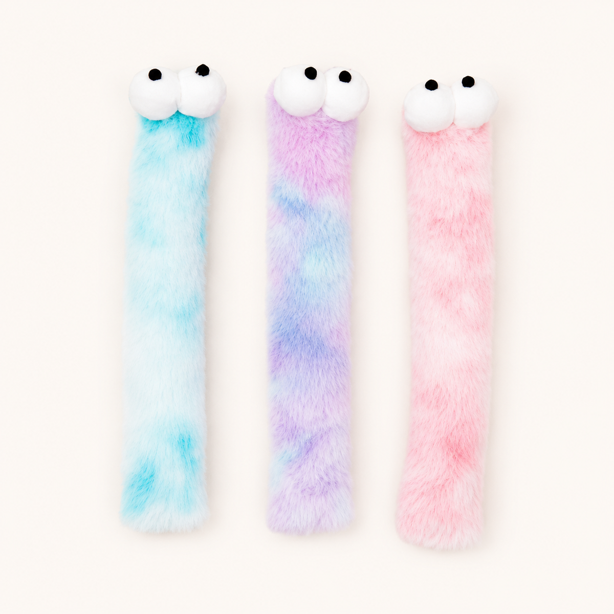 Giant Pastel Caterpillar Cat Toy – 37cm Plush Catnip Kicker | Interactive Cat Toy