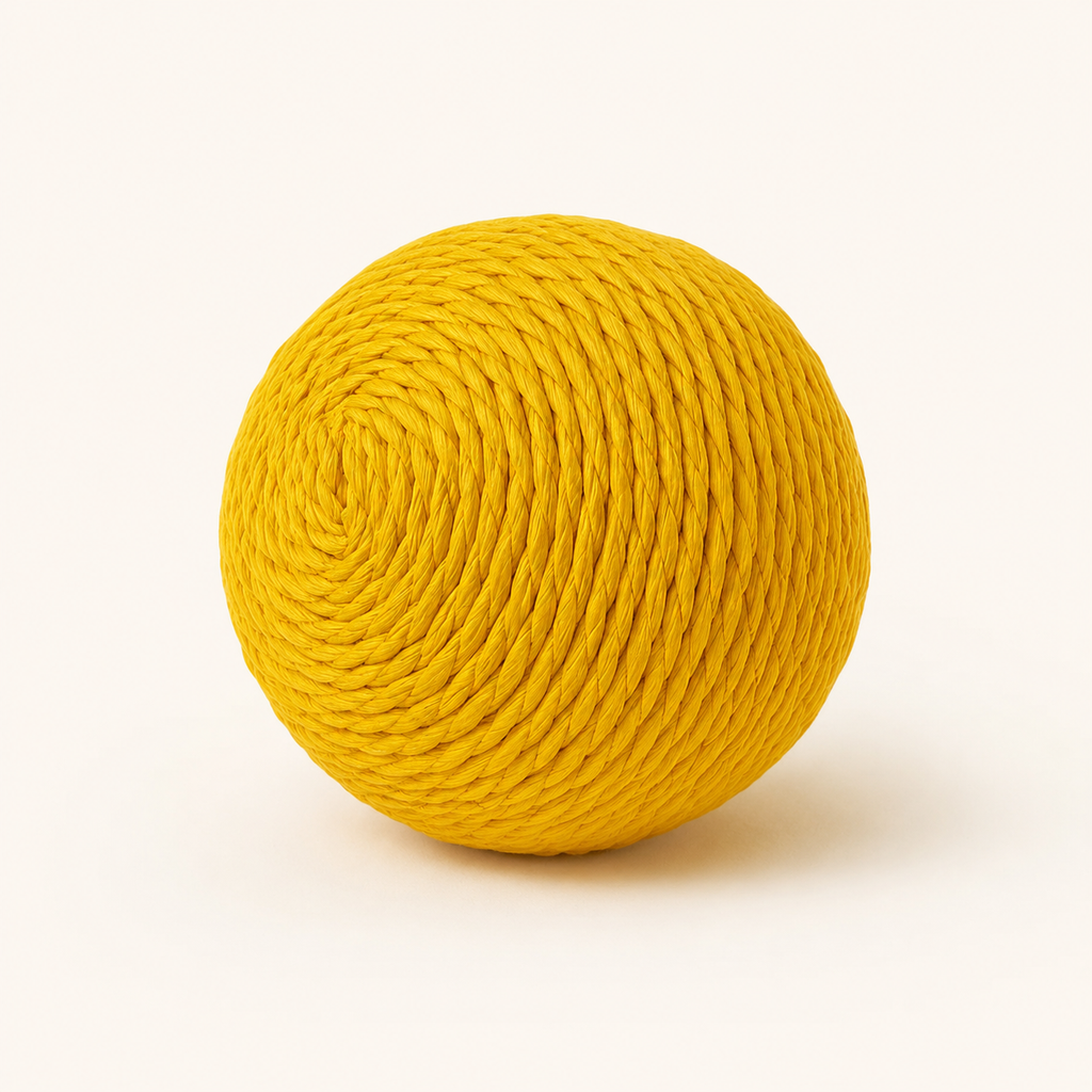 Natural Sisal Ball Cat Toy – Durable Interactive Cat Play Ball | 8 cm & 10 cm