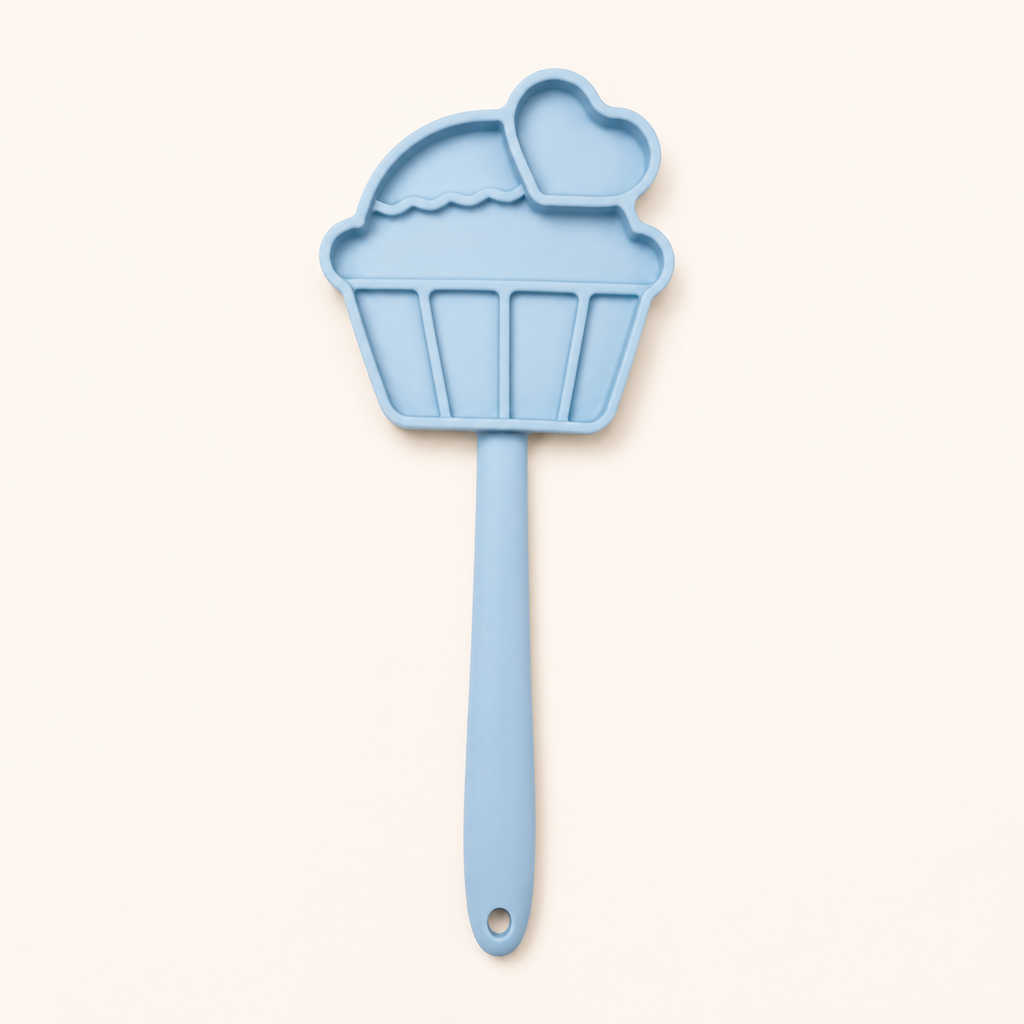 Cupcake Cat Treat Spoon – 27cm Long Handle Lickable Treat Feeder