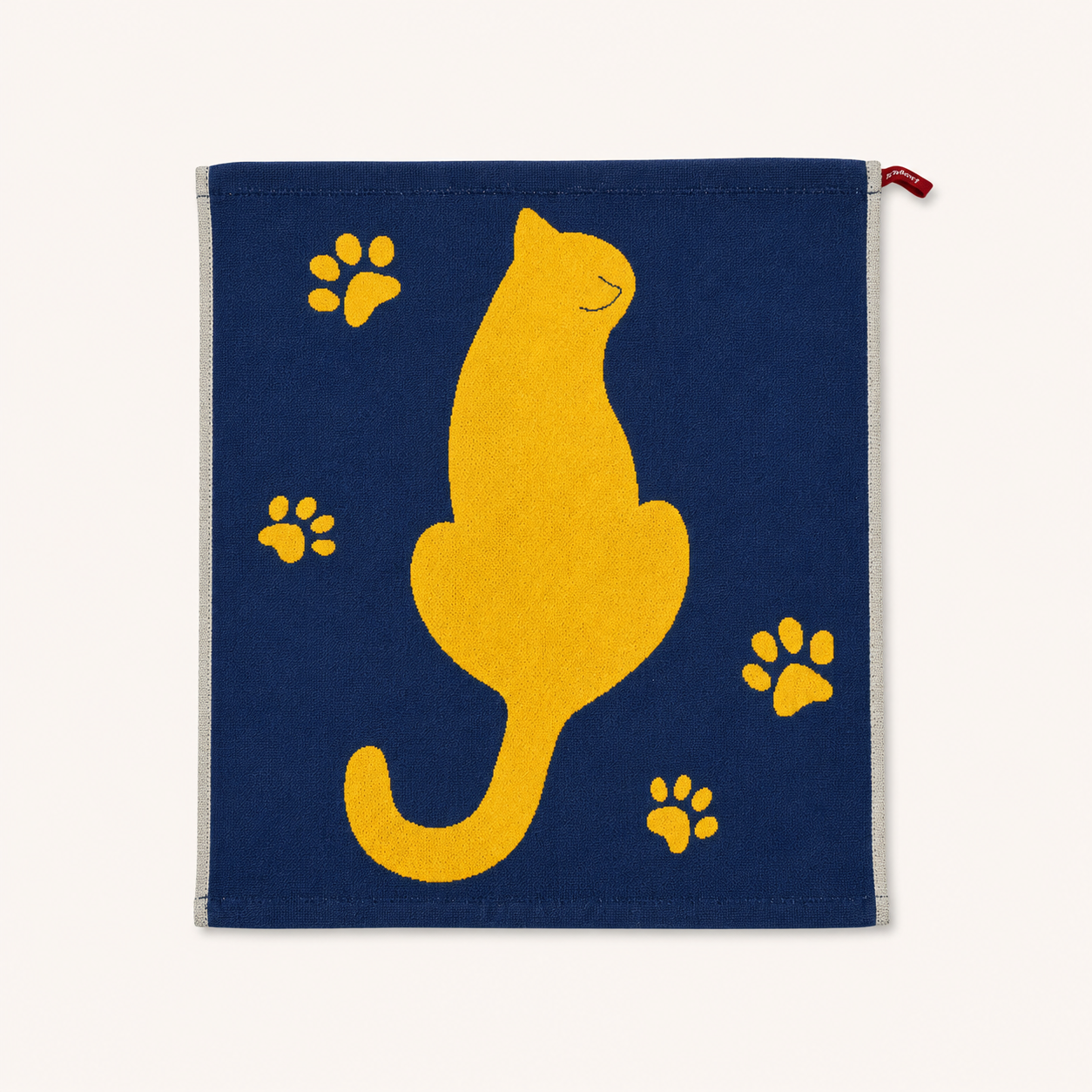 Hanging Cat Design Hand Towel – Super Absorbent Kitchen & Bathroom Fingertip Towel, Cute Cat Pattern Washcloth, Non-Shedding