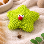 Green Starfish Catnip Cat Toy – Interactive Plush Star Shape | Soft & Durable Cat Toy for Kittens & Cats (14 cm)