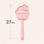 Cupcake Cat Treat Spoon – 27cm Long Handle Lickable Treat Feeder
