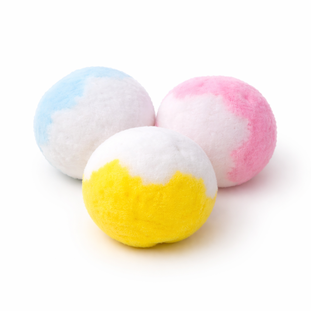 Soft Plush Cat Ball Toy 6cm | Lightweight Interactive Toy for Cats & Kittens