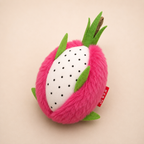 Dragon Fruit Catnip Cat Toy – Plush Interactive Bite Resistant Chew Toy for Indoor Cats