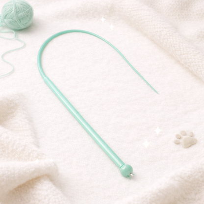 Mouse Tail Cat Toy Teaser Wand with Bell – Silicone Long Tail Interactive Cat Stick (80cm)