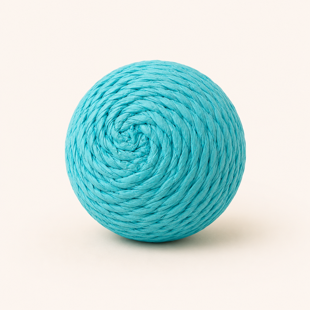Natural Sisal Ball Cat Toy – Durable Interactive Cat Play Ball | 8 cm & 10 cm