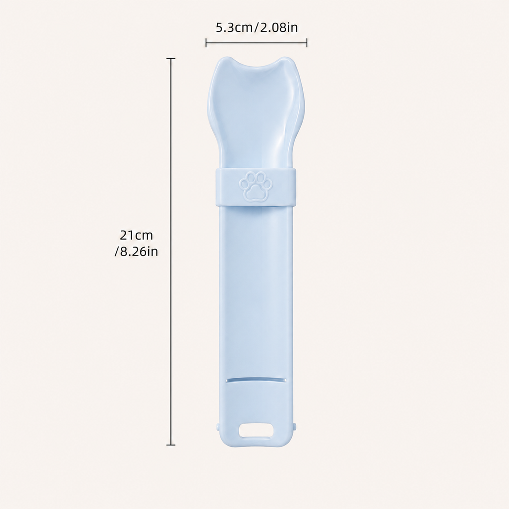Squeeze Spoon Cat Strip Feeder for Lickable Wet Cat Treats | Mess-Free Cat Treat Dispenser