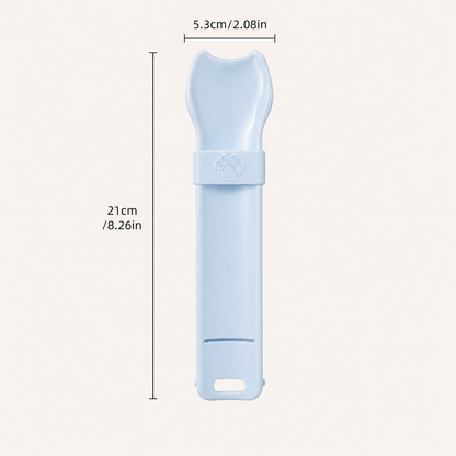 Squeeze Spoon Cat Strip Feeder for Lickable Wet Cat Treats | Mess-Free Cat Treat Dispenser
