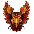 Frolicraft Fiery Owl Wooden Jigsaw Puzzle – Premium Animal-Shaped Relaxation Puzzle for Adults