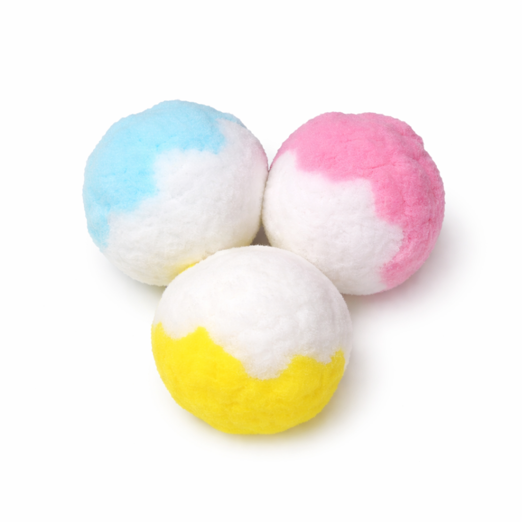 Soft Plush Cat Ball Toy 6cm | Lightweight Interactive Toy for Cats & Kittens
