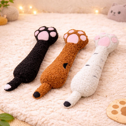 Plush Cat Kicker Toy with Catnip – Durable Chew-Resistant Teaser Wand for Cats (33 cm) | Long-Lasting Interactive Cat Toy