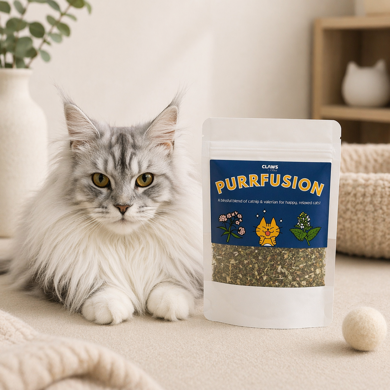 Purrfusion - Premium Catnip Blend - The Ultimate Feline Treat