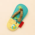 Cat Silvervine Chew Toy Beach Slipper Design – Felt Bite Resistant Teething Toy for Cats