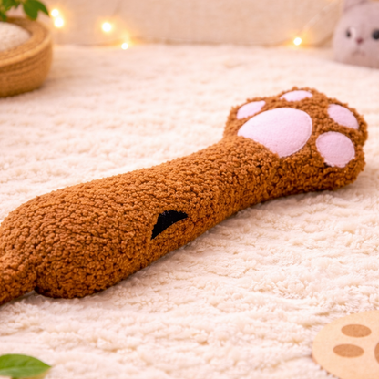 Plush Cat Kicker Toy with Catnip – Durable Chew-Resistant Teaser Wand for Cats (33 cm) | Long-Lasting Interactive Cat Toy
