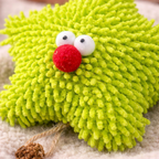 Green Starfish Catnip Cat Toy – Interactive Plush Star Shape | Soft & Durable Cat Toy for Kittens & Cats (14 cm)
