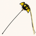 Bat Teaser Wand Cat Toy with Long Ribbons