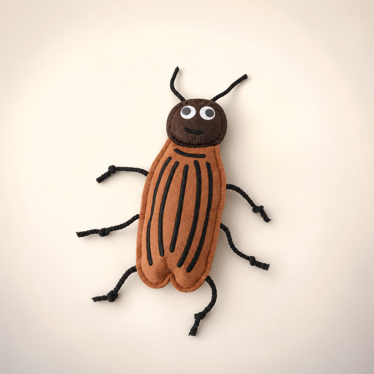 Soft Felt Cockroach Cat Toy with Catnip – Bite Resistant Interactive Indoor Chew Toy for Cats