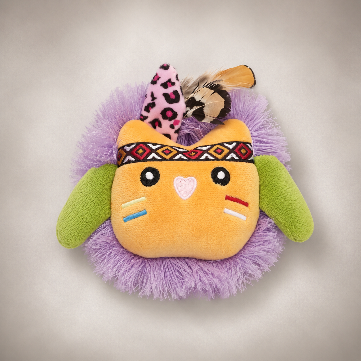 Catnip Plush Animal Cat Toys – Interactive Feather & Fringe Toys for Cats