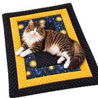 Snuggle & Snooze Pet Blanket, Handmade – Soft Plush Cat & Dog Blanket 50 × 70 cm