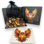 Frolicraft Fiery Owl Wooden Jigsaw Puzzle – Premium Animal-Shaped Relaxation Puzzle for Adults