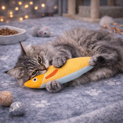 Cat Toys Fish – Teeth Grinding Catnip Toy for Cats | 24cm