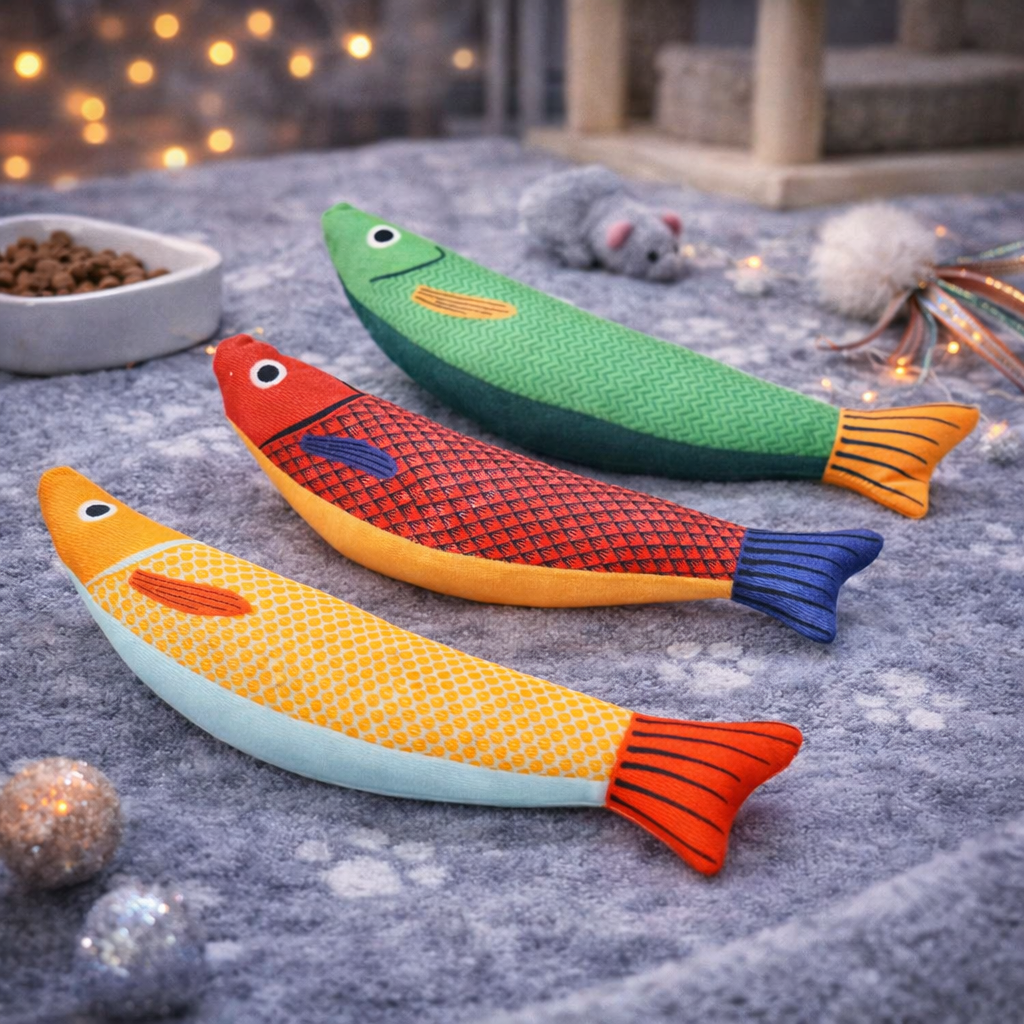 Cat Toys Fish – Teeth Grinding Catnip Toy for Cats | 24cm