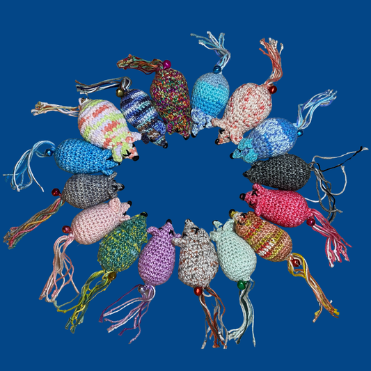 Handmade Catnip Mouse Toy