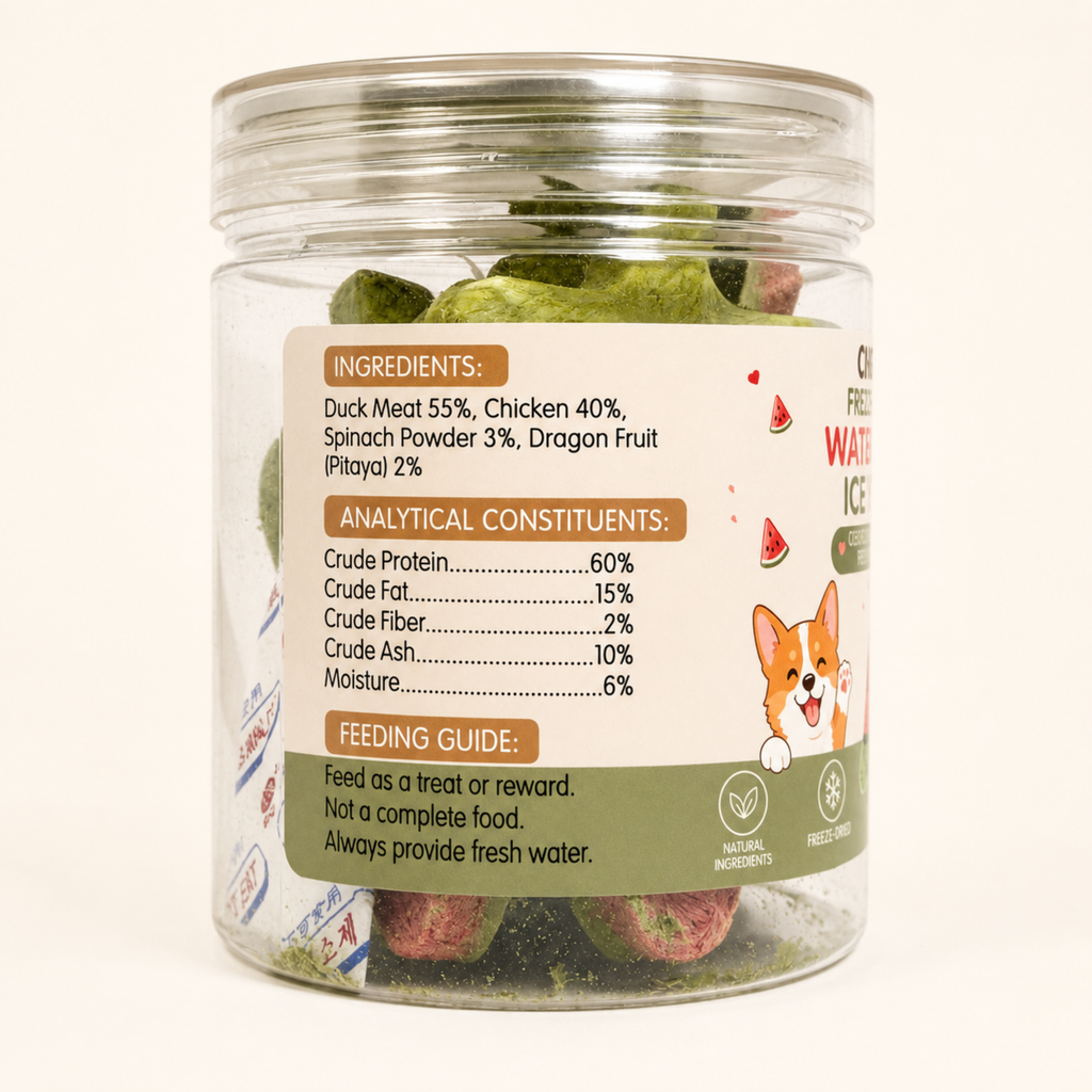 Freeze-Dried Watermelon Ice Cream Treats for Cats & Dogs – 45g | Claws&Co.
